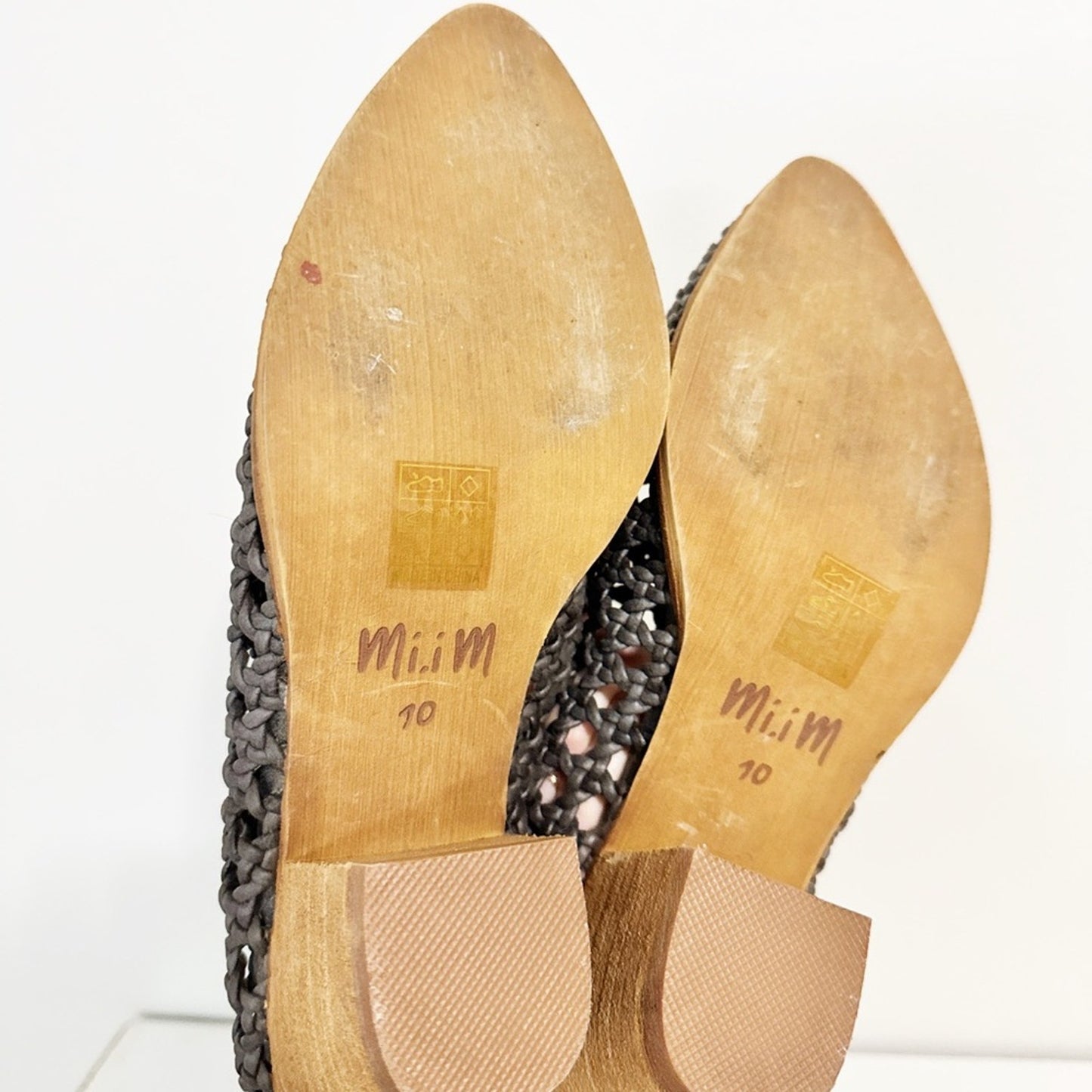 Mimi chunky heel mules women’s 10
