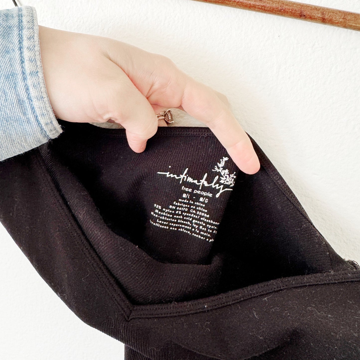 black intimately Free People tank M/L