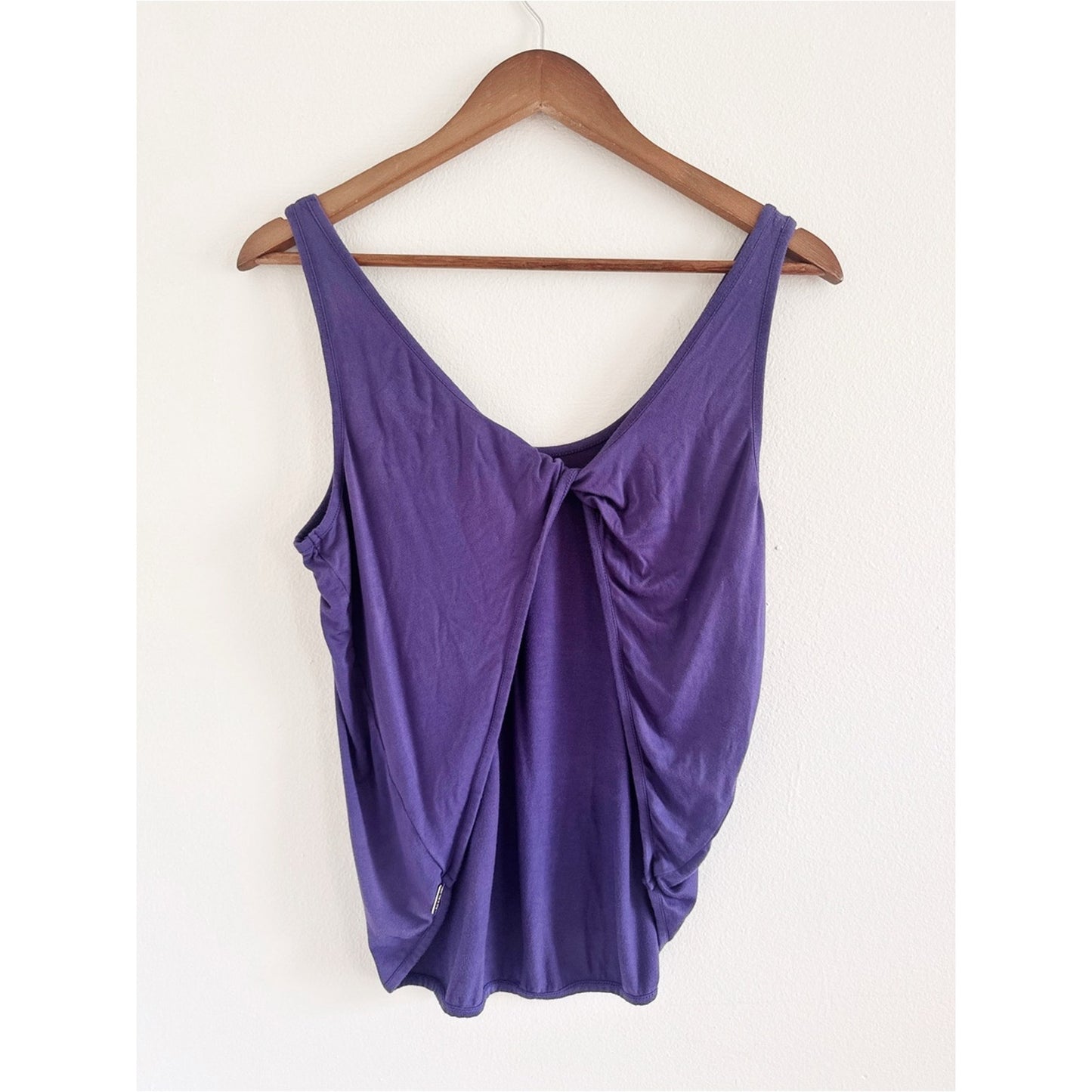 Adore Me Women's navy Scoop Neck Tank Top open back large