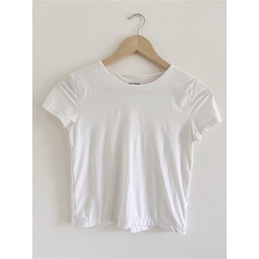 wild fable White Short Sleeve Crew Tee small