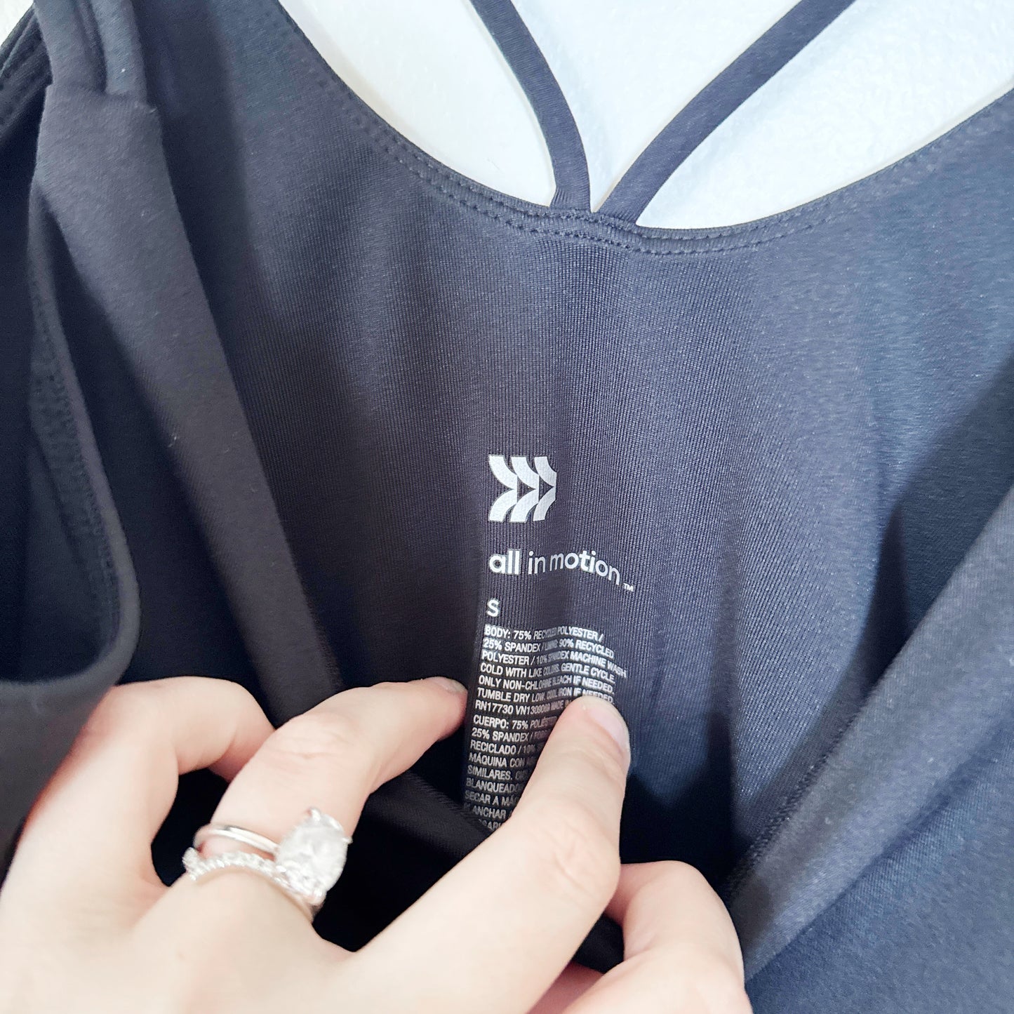 Small | Black athletic short bodysuit by All in motion
