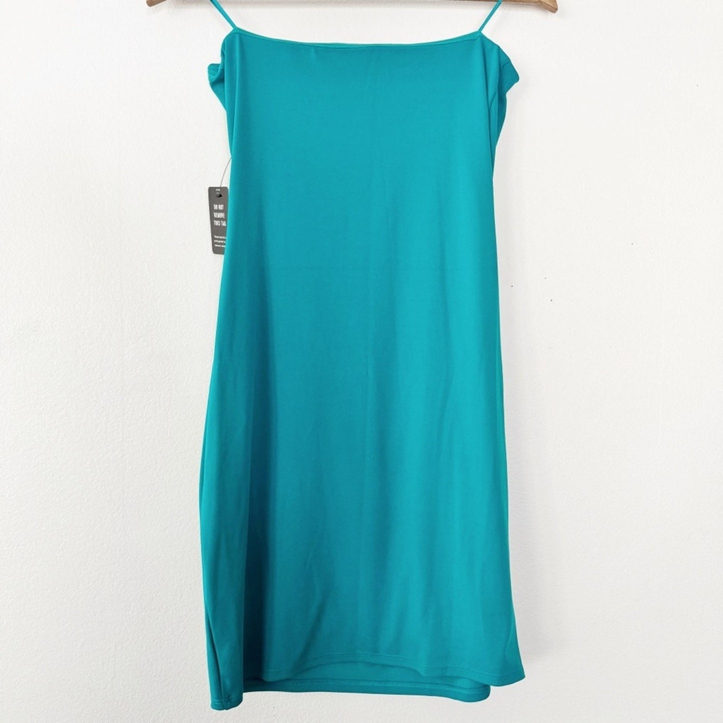 Express Turquoise mini strapless dress small NWT
