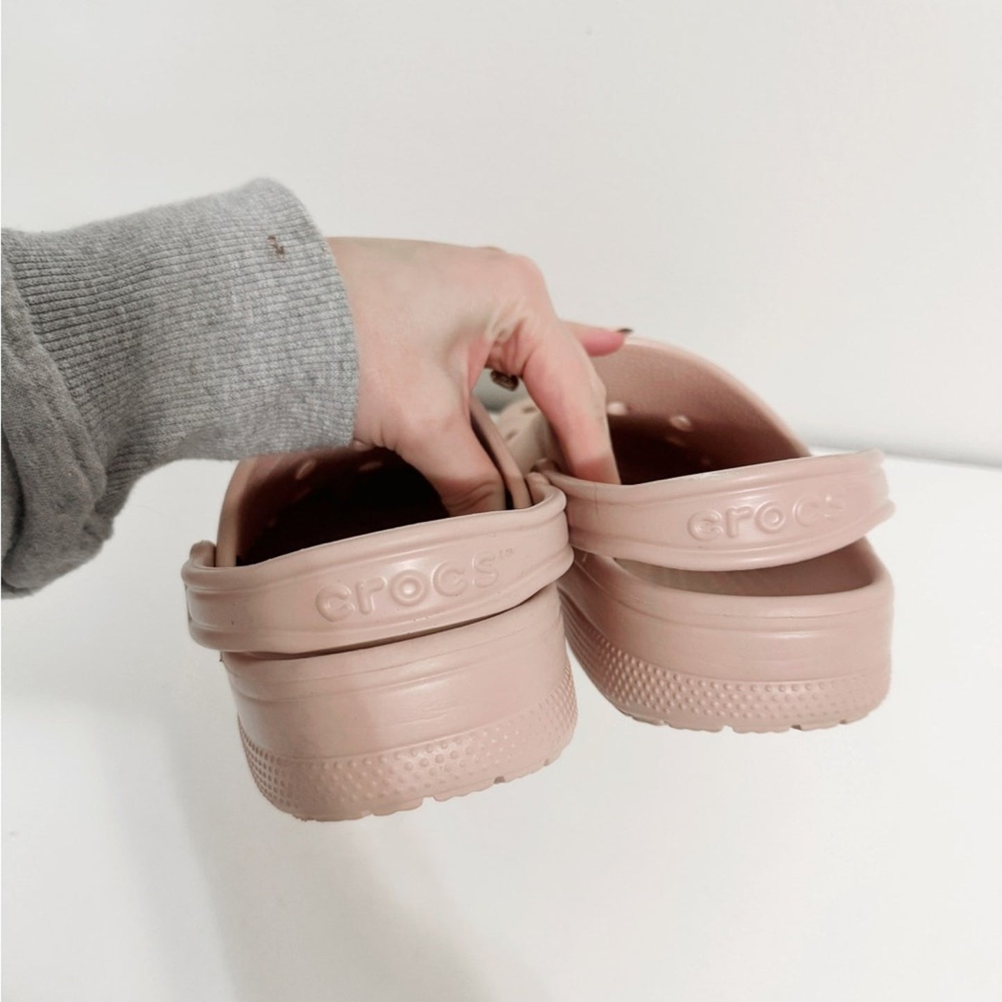 Mauve Crocs women’s 9