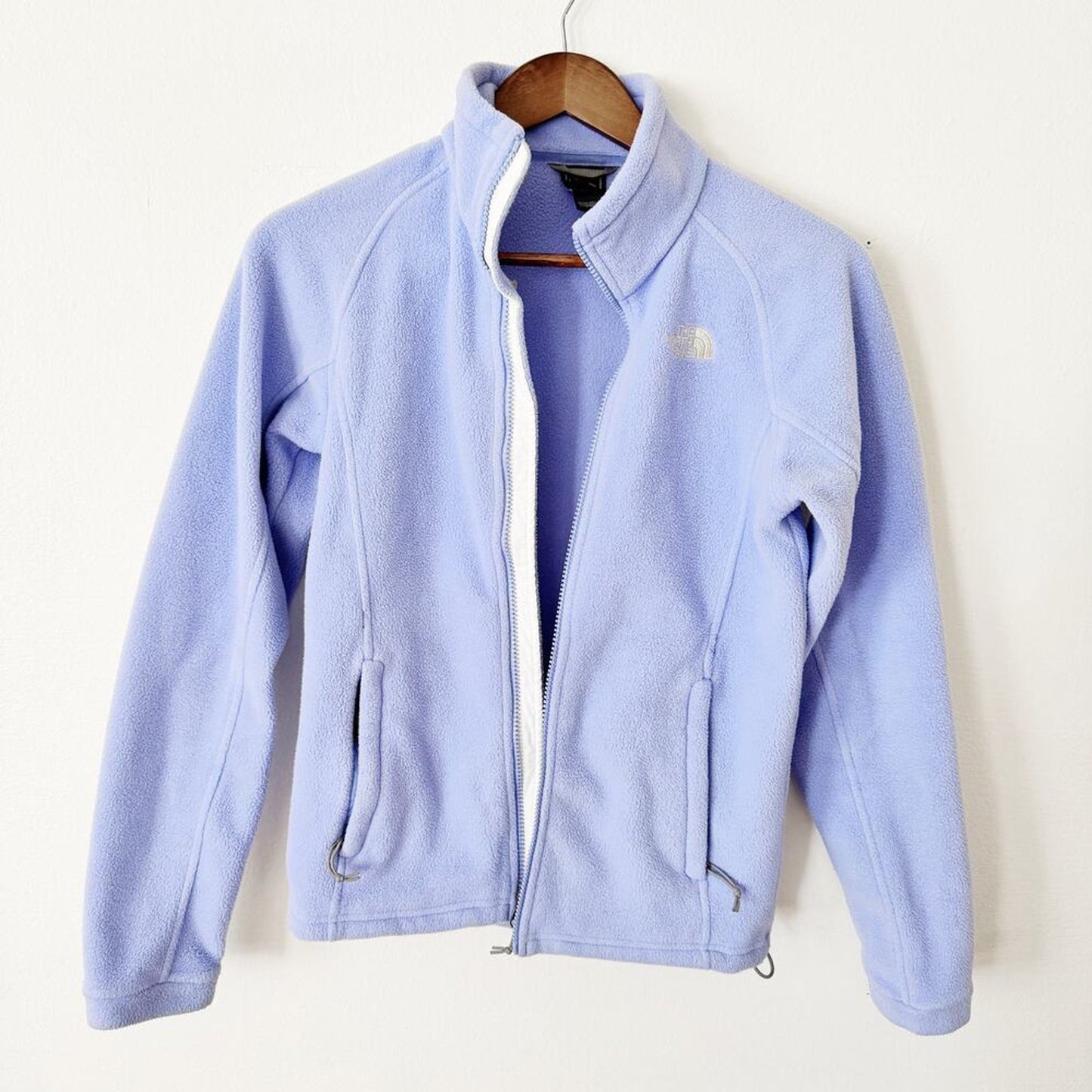 North Face zip up in lavender XS
