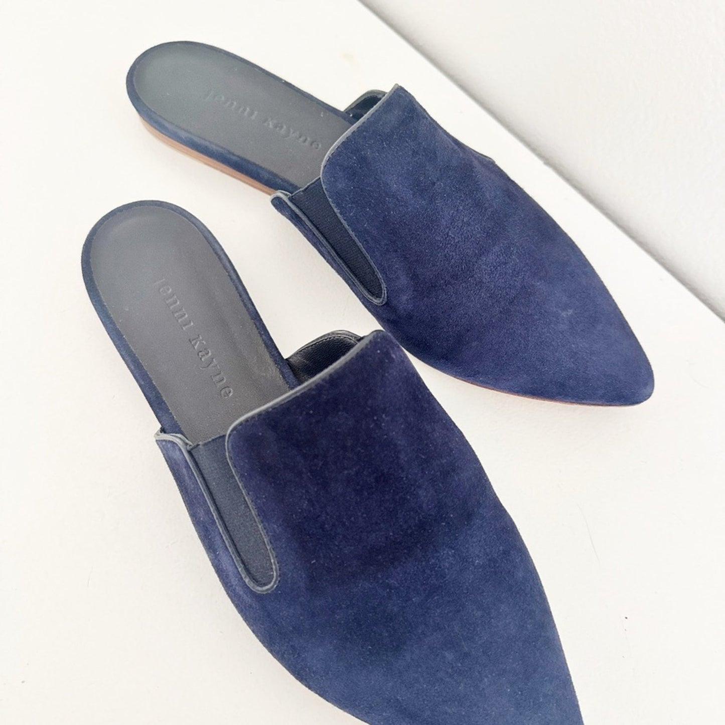 Jenni Kayne suede mules size 38