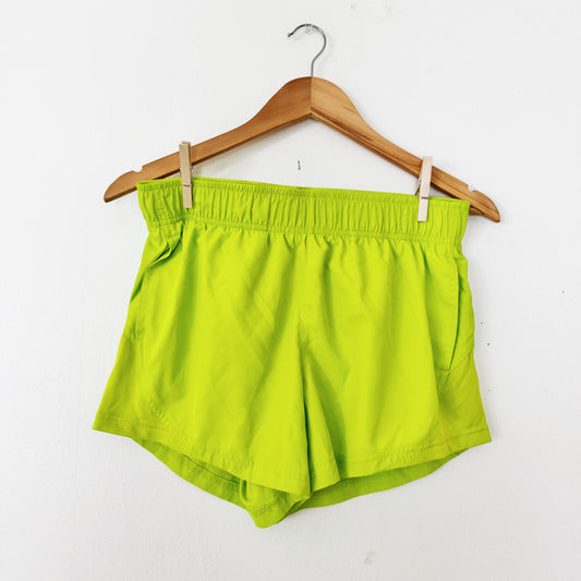 Small | neon lime running shorts
