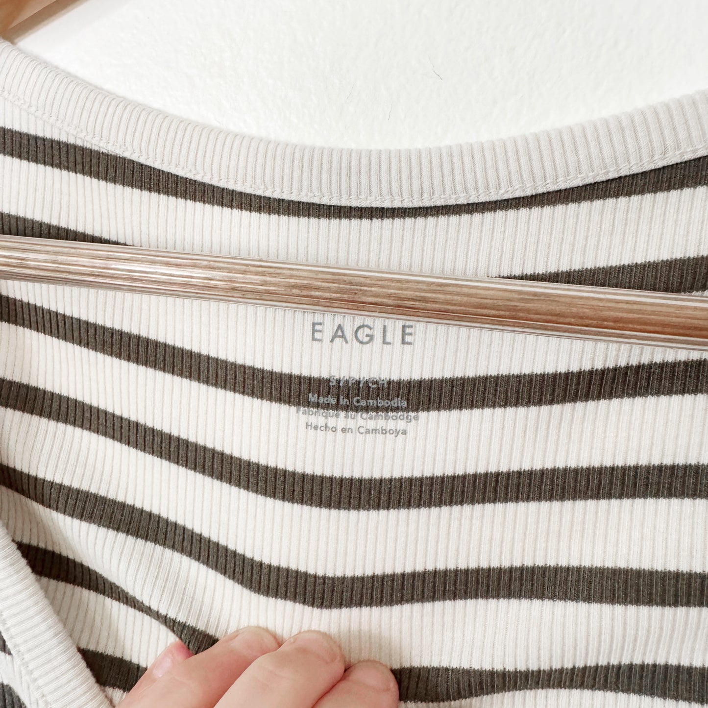 Small | American Eagle striped long sleeve