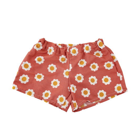 Retro daisy shorts