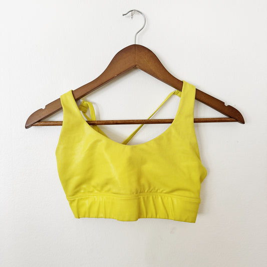 Medium | Zyia yellow sports bra