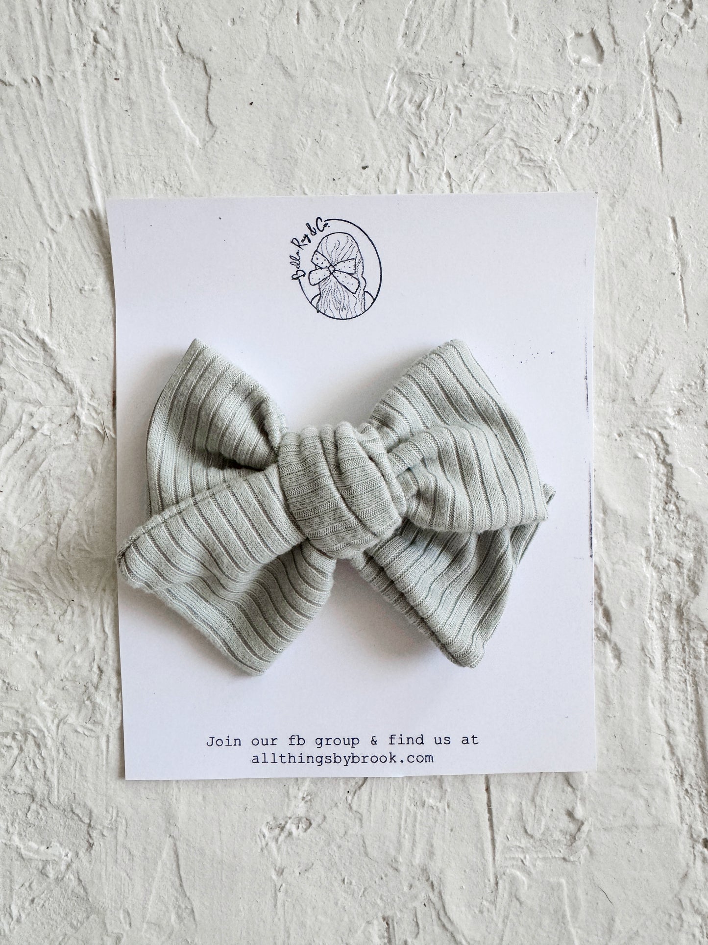 Sage rib pinwheel
