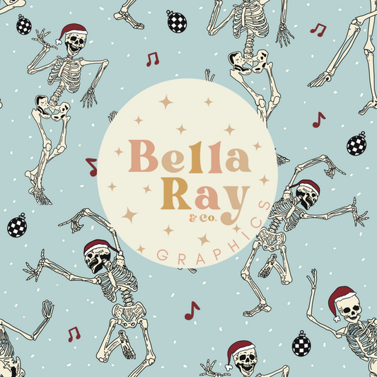 Dancing Christmas skellys