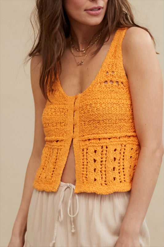 Small | aerie crochet tank NWT