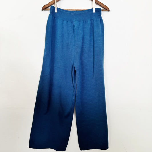 Small | No brand blue heavy knit pants