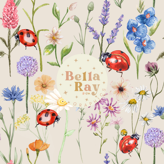 Wildflower ladybugs