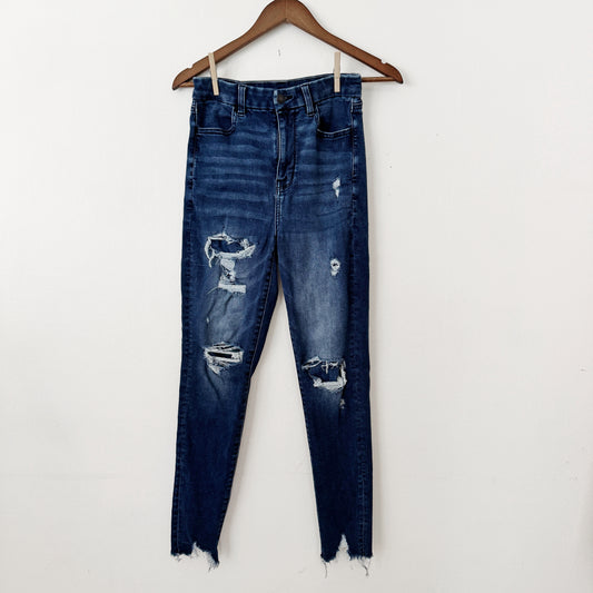 4 | AE distressed stretch jeans
