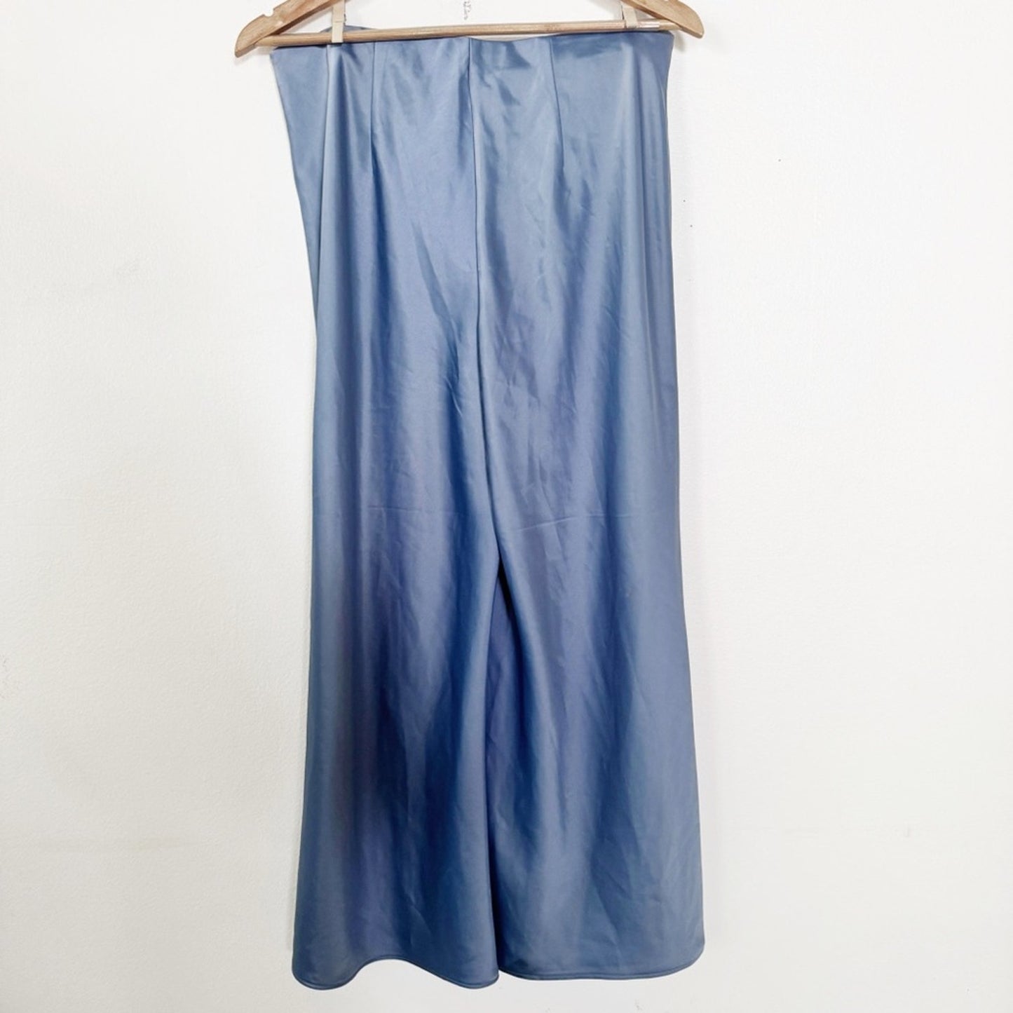 Joie Blue Satin wide leg capris size 12