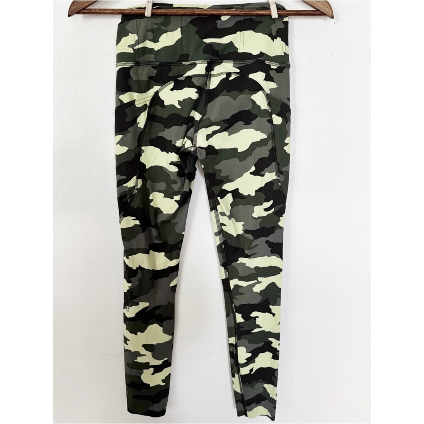 lululemon athletica Green Camouflage Leggings size 4