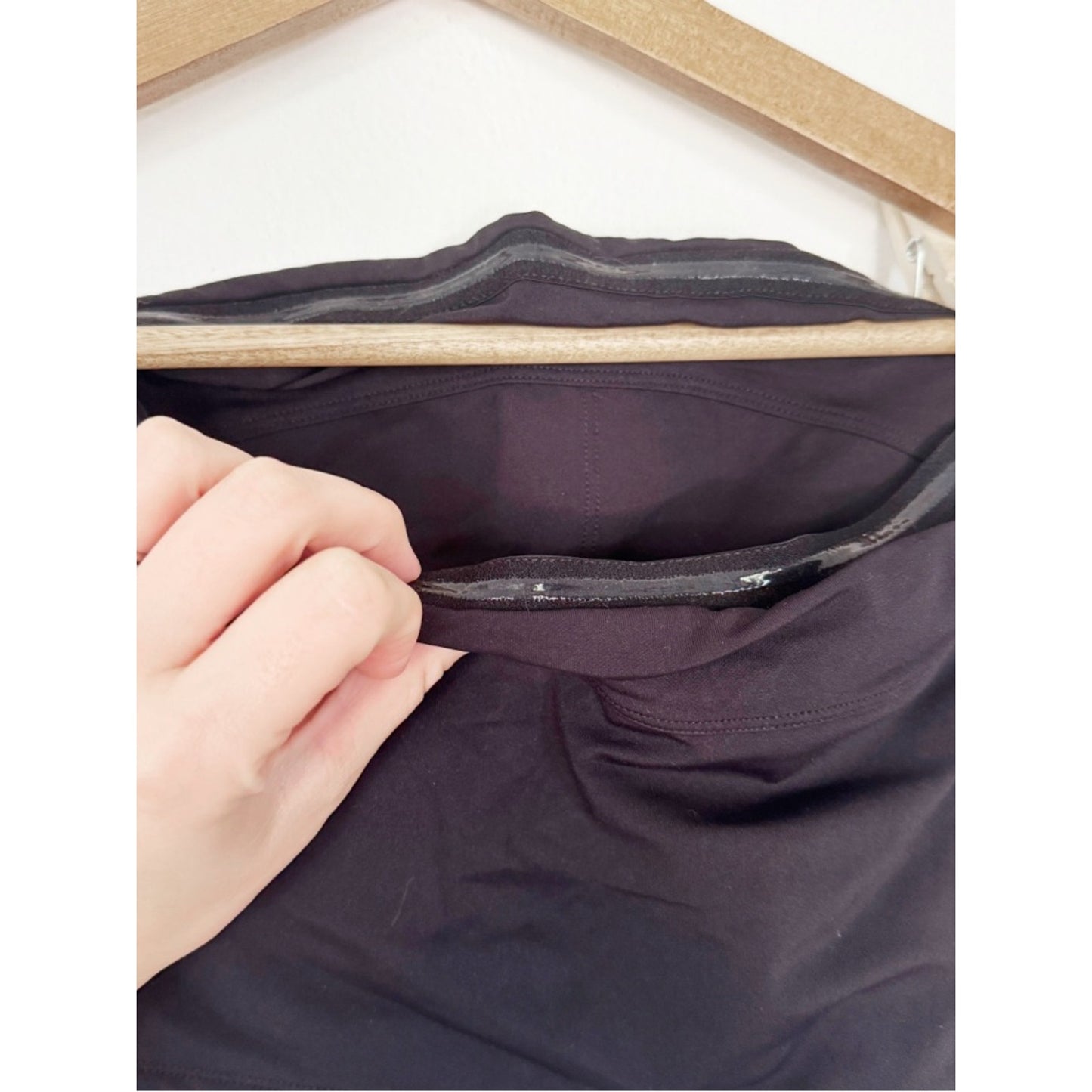 Mono B Black Mini Skirt set - Tube top and A-Line skirt medium