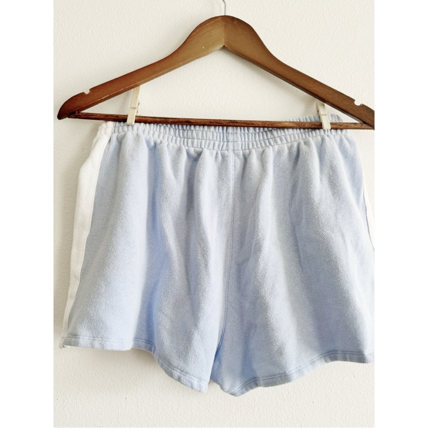 Victoria's Secret PINK Pale Blue Terry Athletic Shorts medium