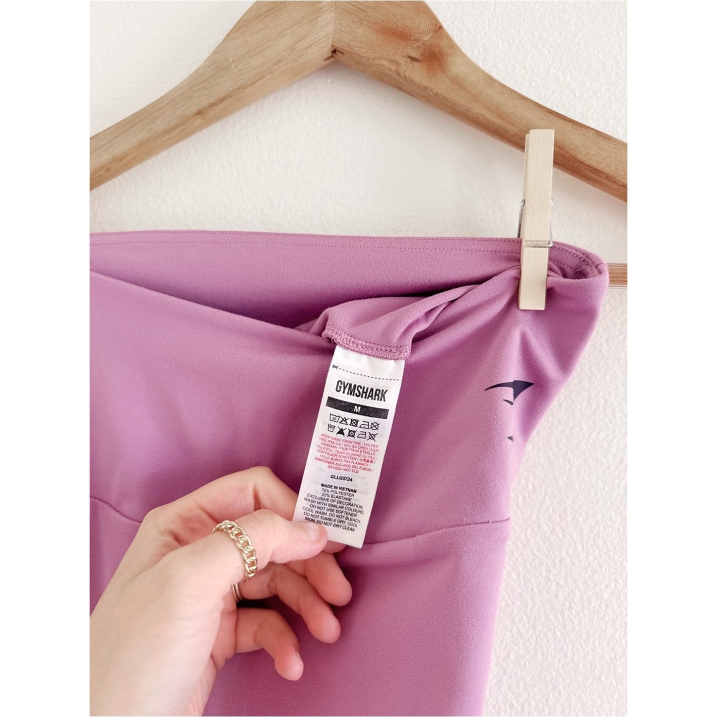 Gymshark Purple High-Waist Leggings medium