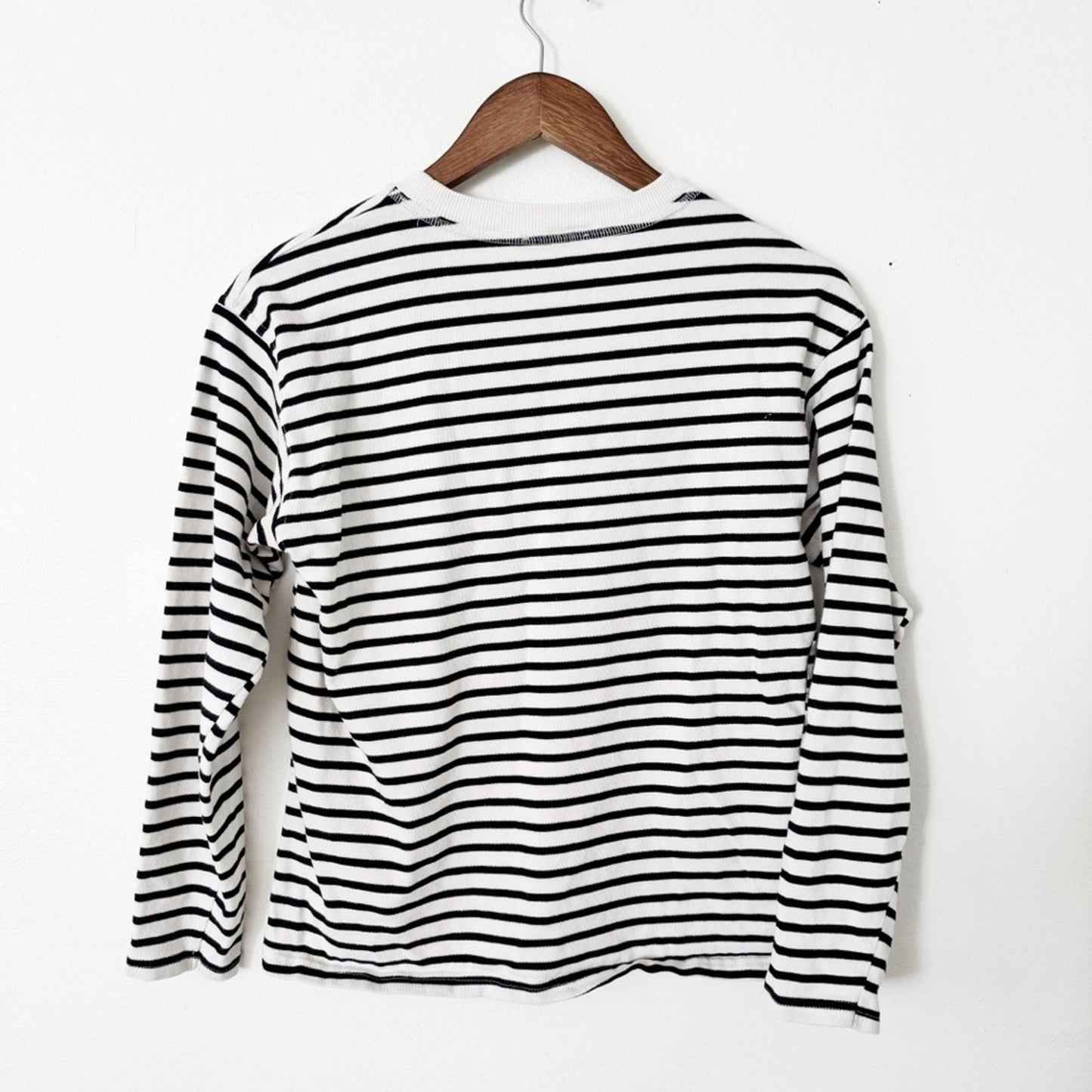Zara Black and White Striped long sleeve small