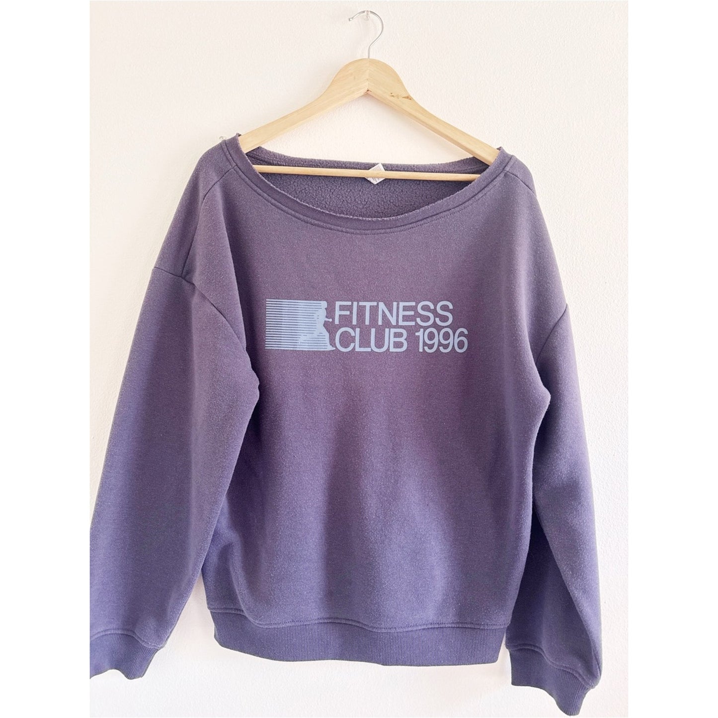"Fitness Club 1996" Sweatshirt & Shorts Set small