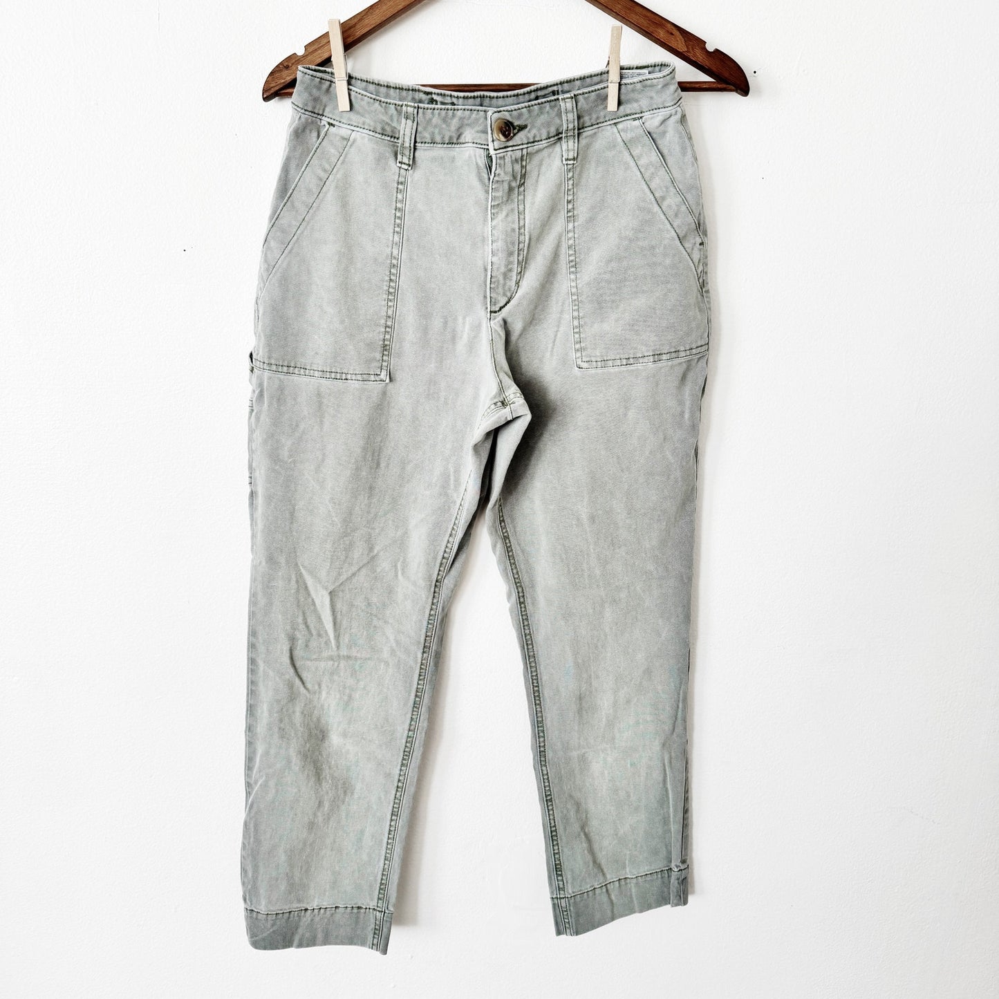 Old Navy olive green high rise pants size 4