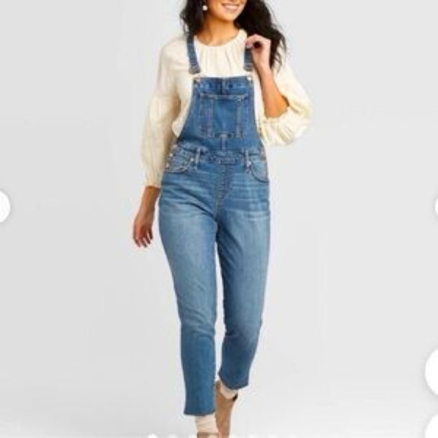 Universal Thread Light Wash Denim Overalls size 00